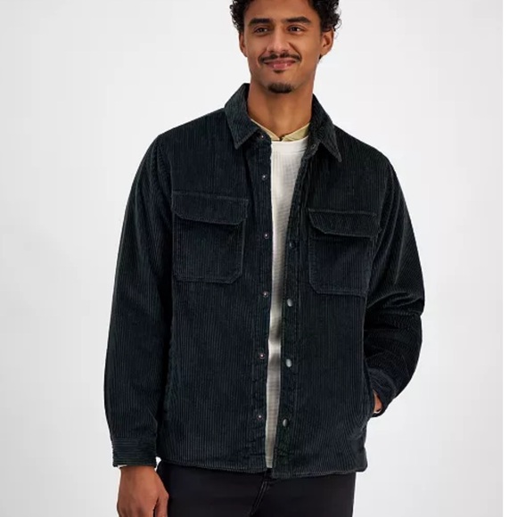 *NEW* Sun + Stone x Macy’s Corduroy Shirt Jacket Shacket - Picture 1 of 14